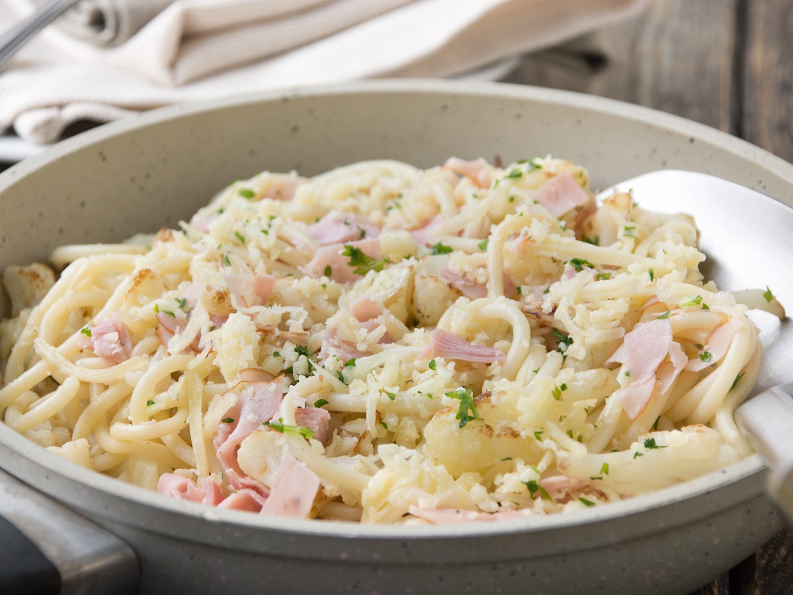 Nudeln mit Blumenkohl - Rezept