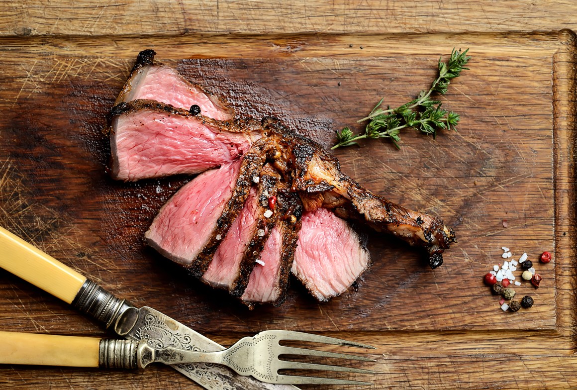 Gegrillte Lammsteaks