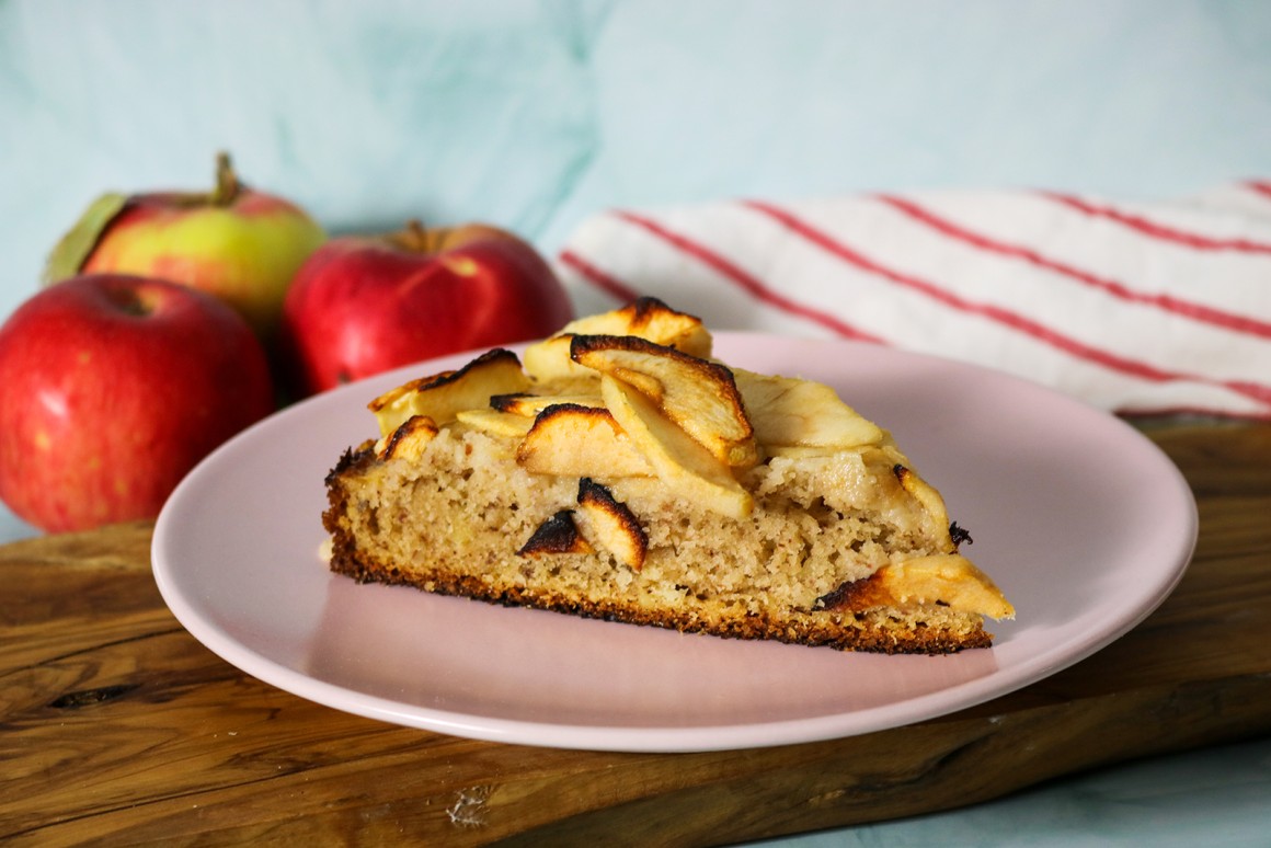Apfelkuchen mit Cognac