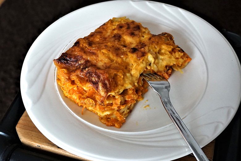 Karotten-Lasagne