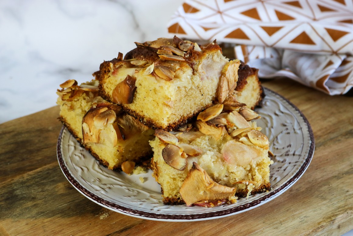 Apfel-Mandel-Kuchen vom Blech