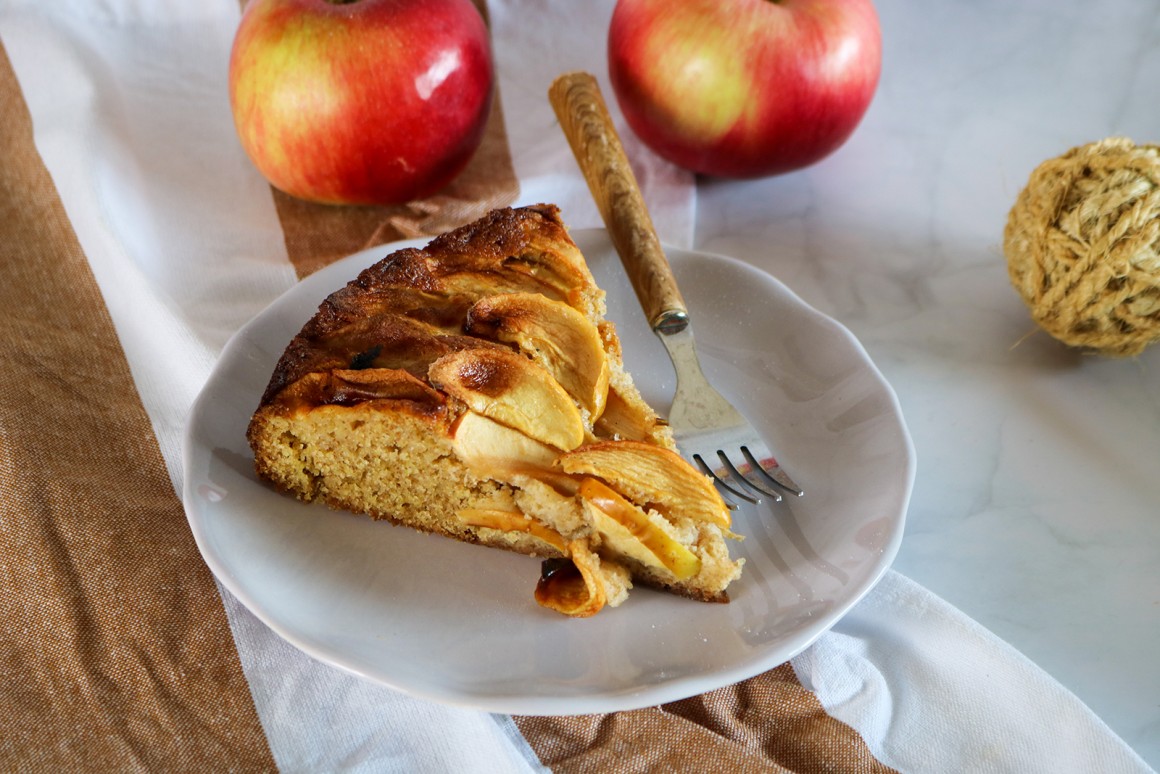 Apfelkuchen mit Cognac - Rezept