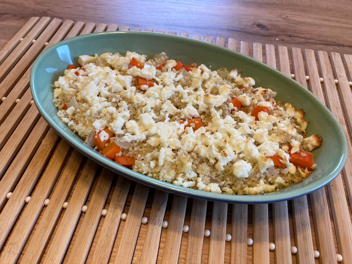 Couscous mit Fetakrümeln
