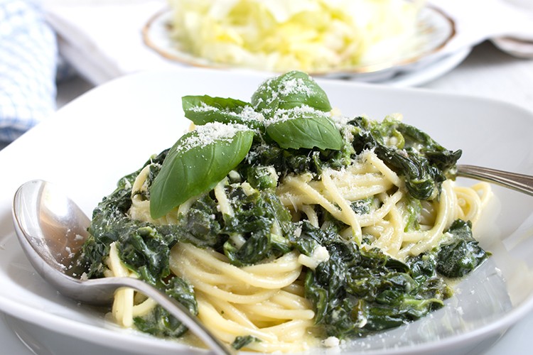 Spinat-Pasta