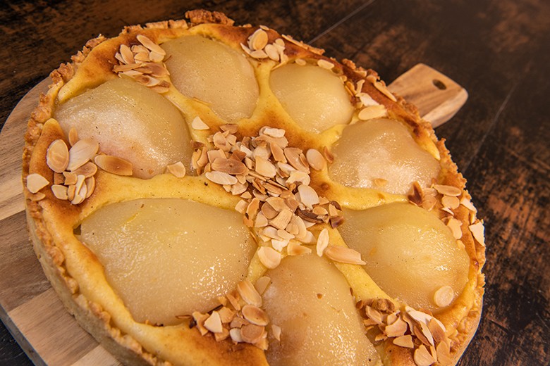 Birnen-Joghurt-Tarte
