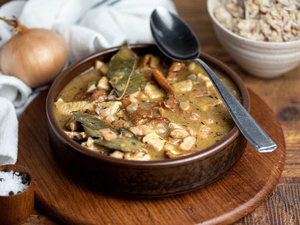 Pfifferlinge-Gulasch
