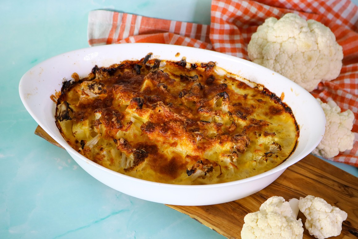 Blumenkohlgratin mit Kartoffeln - Rezept