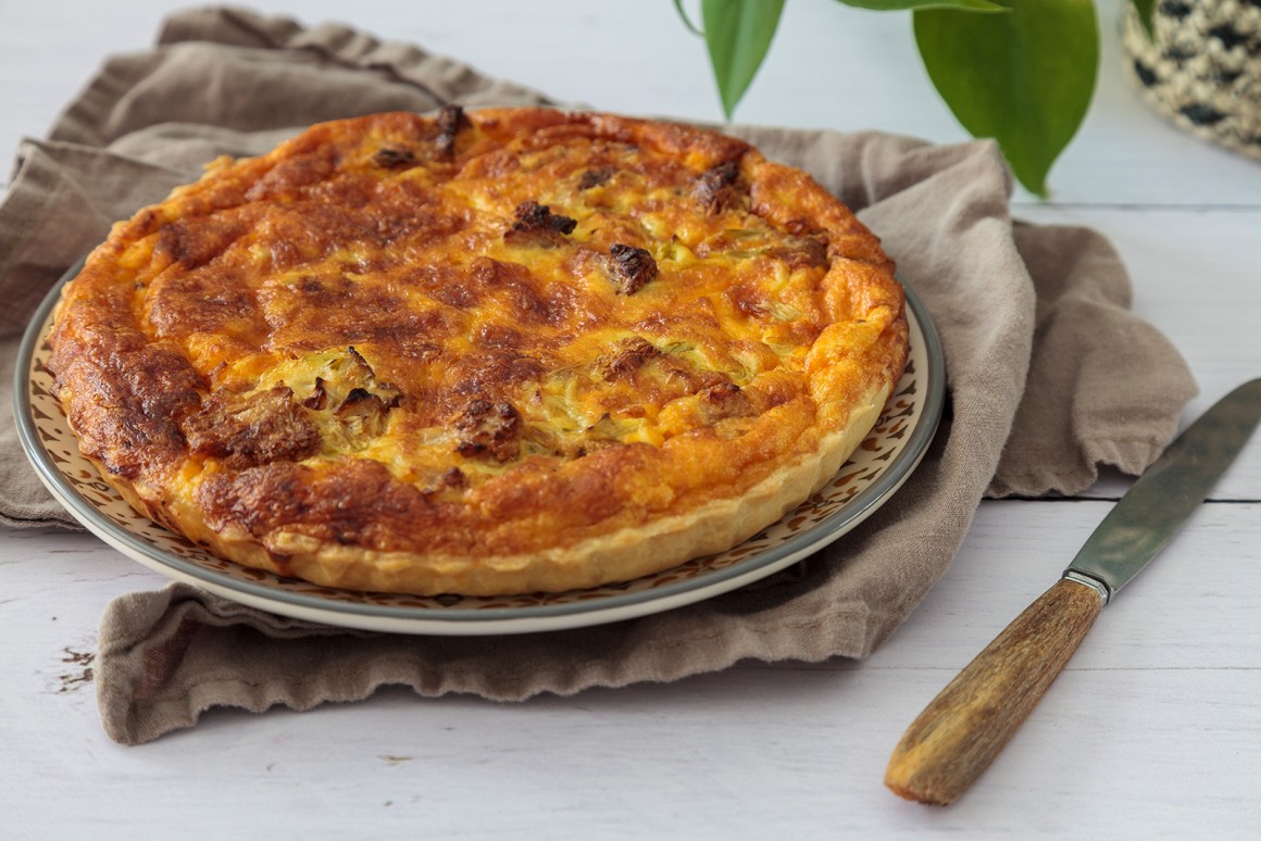 Blumenkohl-Zwiebel-Quiche