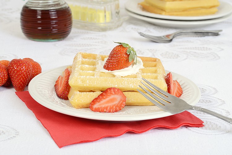 Buttermilchwaffeln