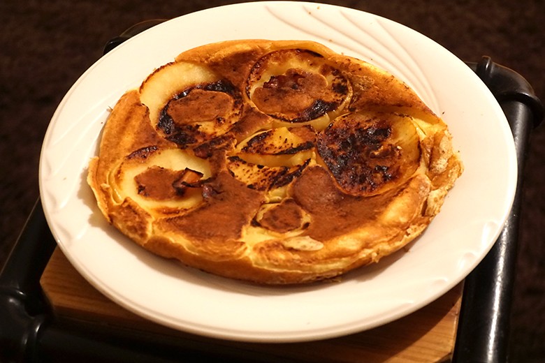 Altenländer Apfel-Speck-Pfannkuchen