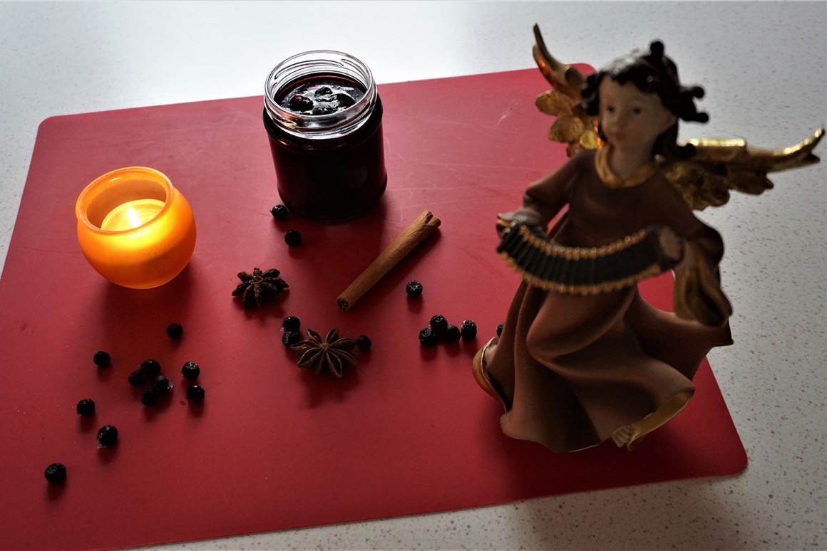 Weihnachtsmarmelade mit Marzipan