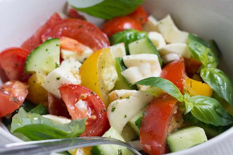 Tomaten-Mozzarella-Salat