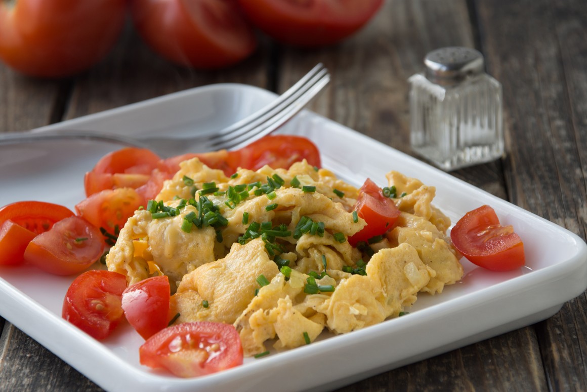 Rührei mit Tomaten