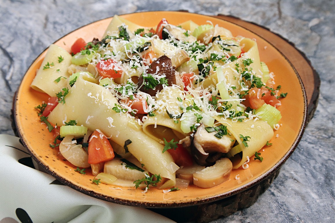 Pappardelle mit porcini