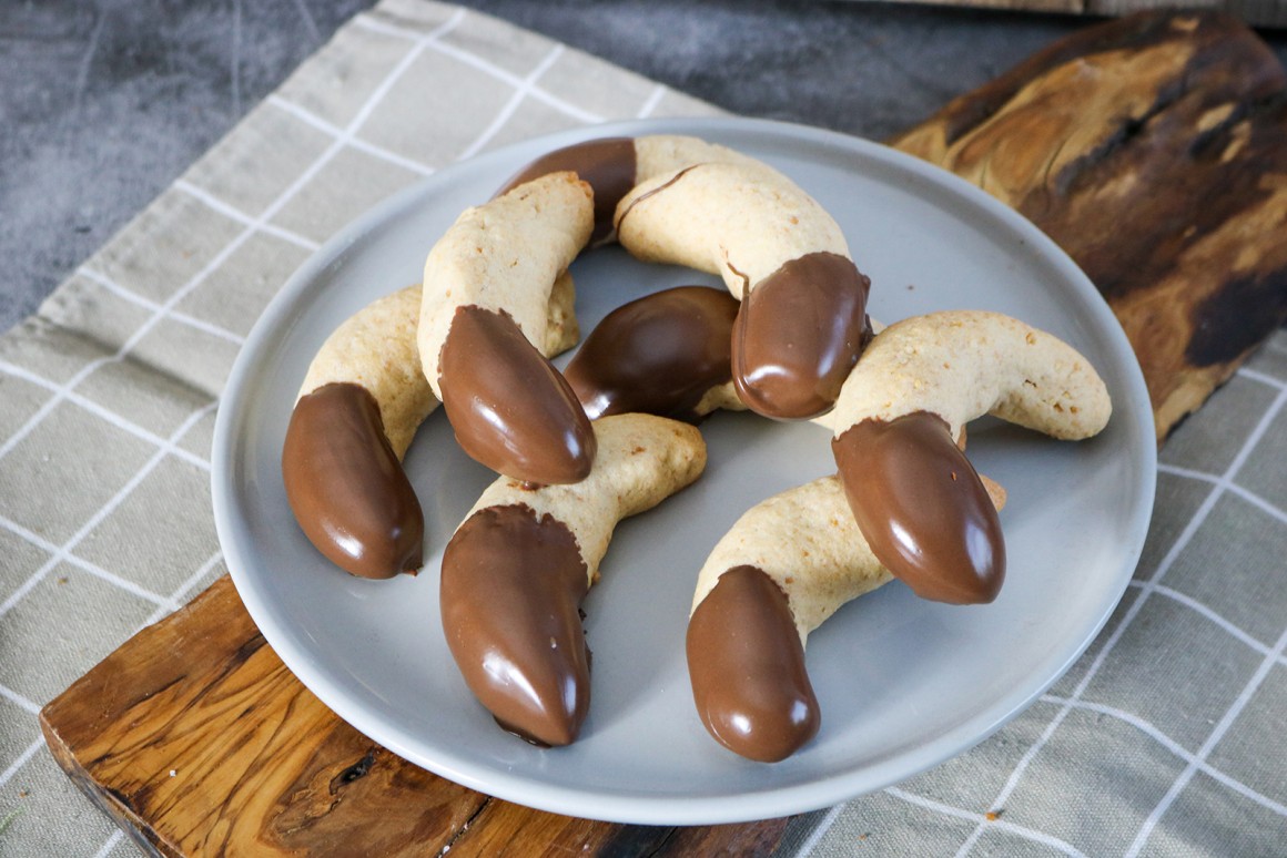 Vanillekipferl mit Nutella