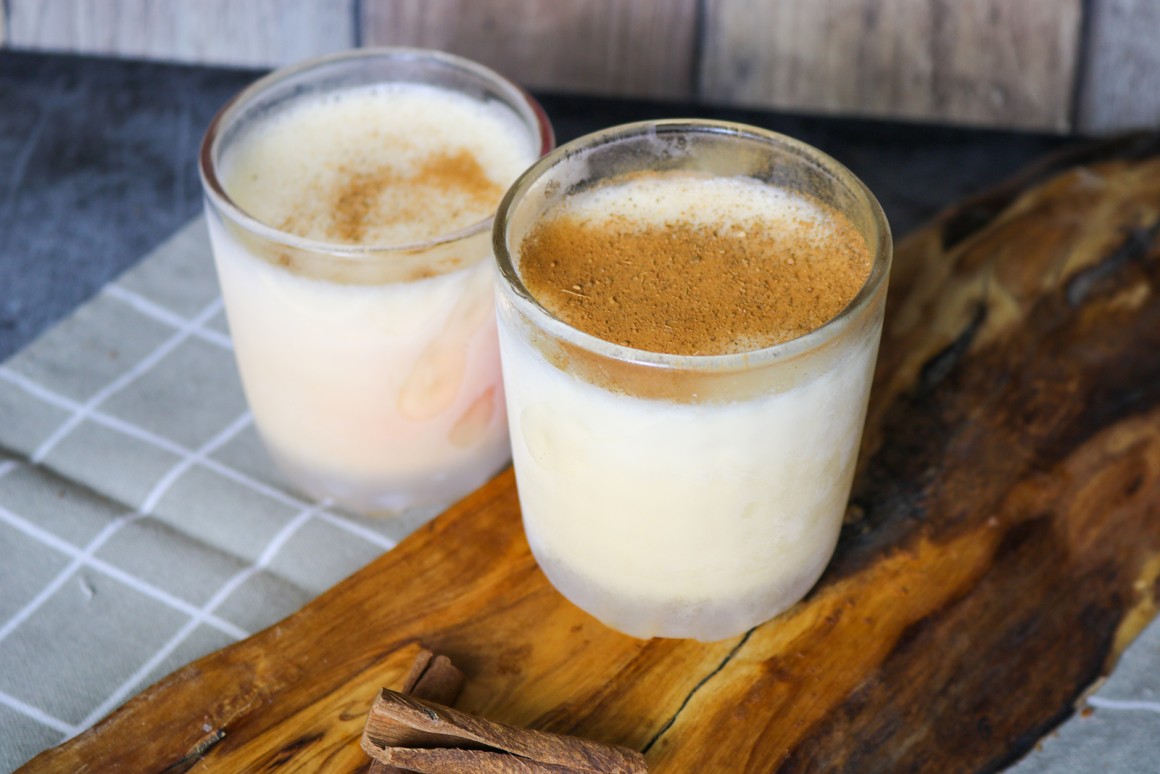 Zimt-Parfait im Glas