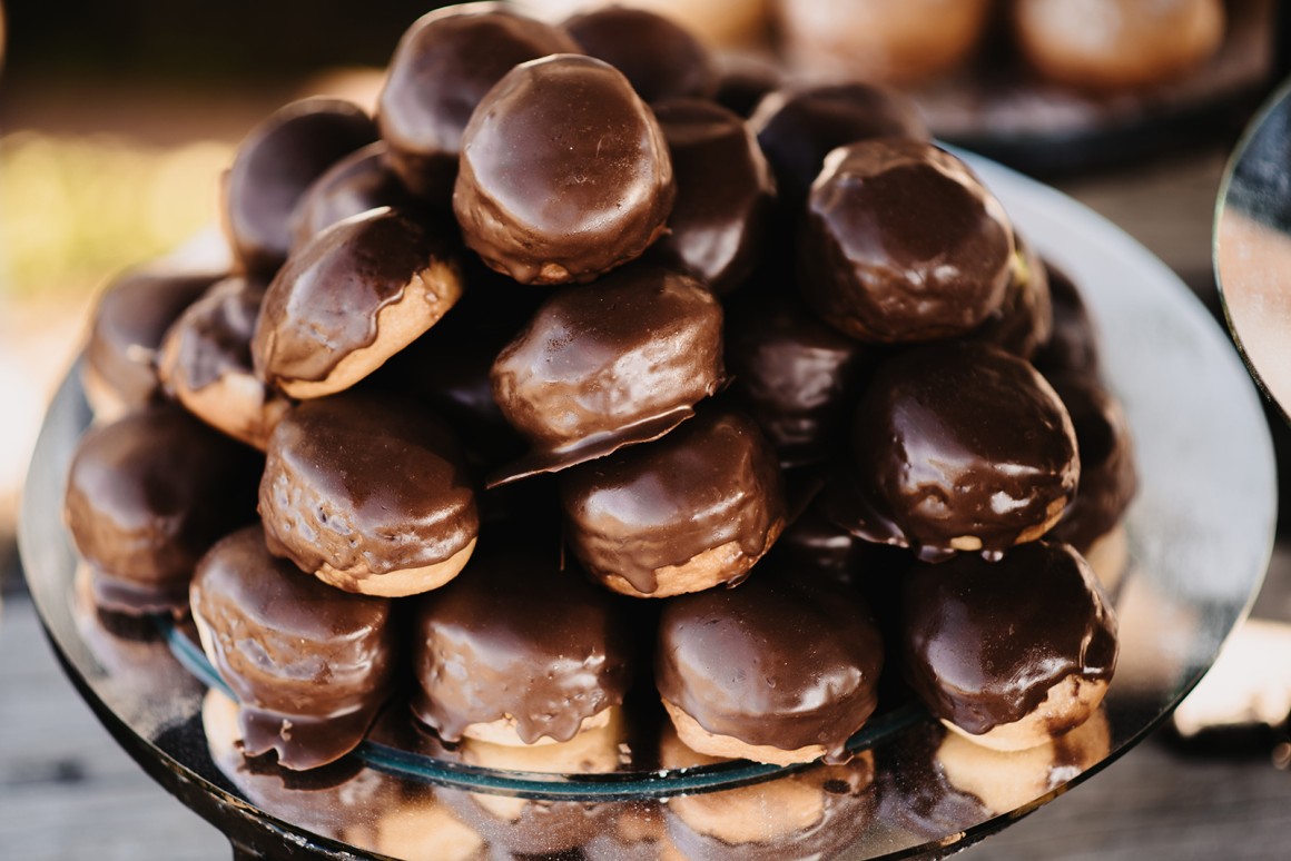 Profiteroles mit Schokolade