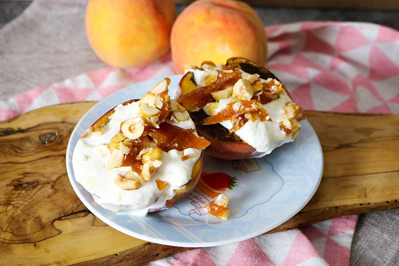 Pfirsich-Dessert