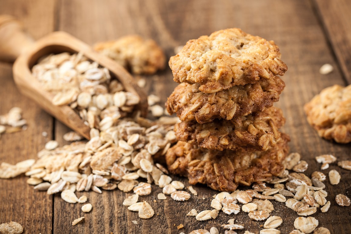 Einfache Haferflocken-Cookies