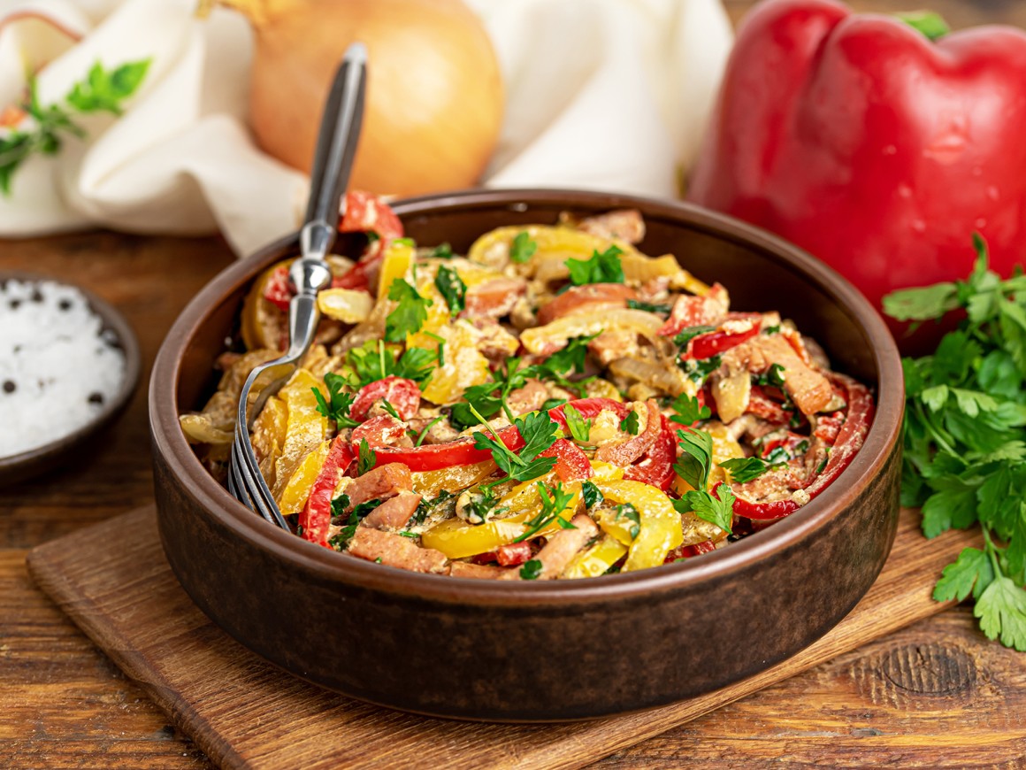 Paprika-Wurstpfanne