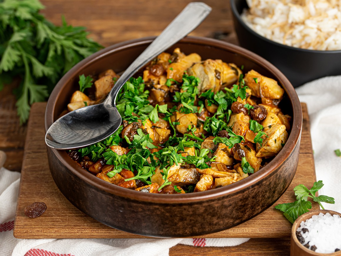 Kabeljau mit Tomatensauce