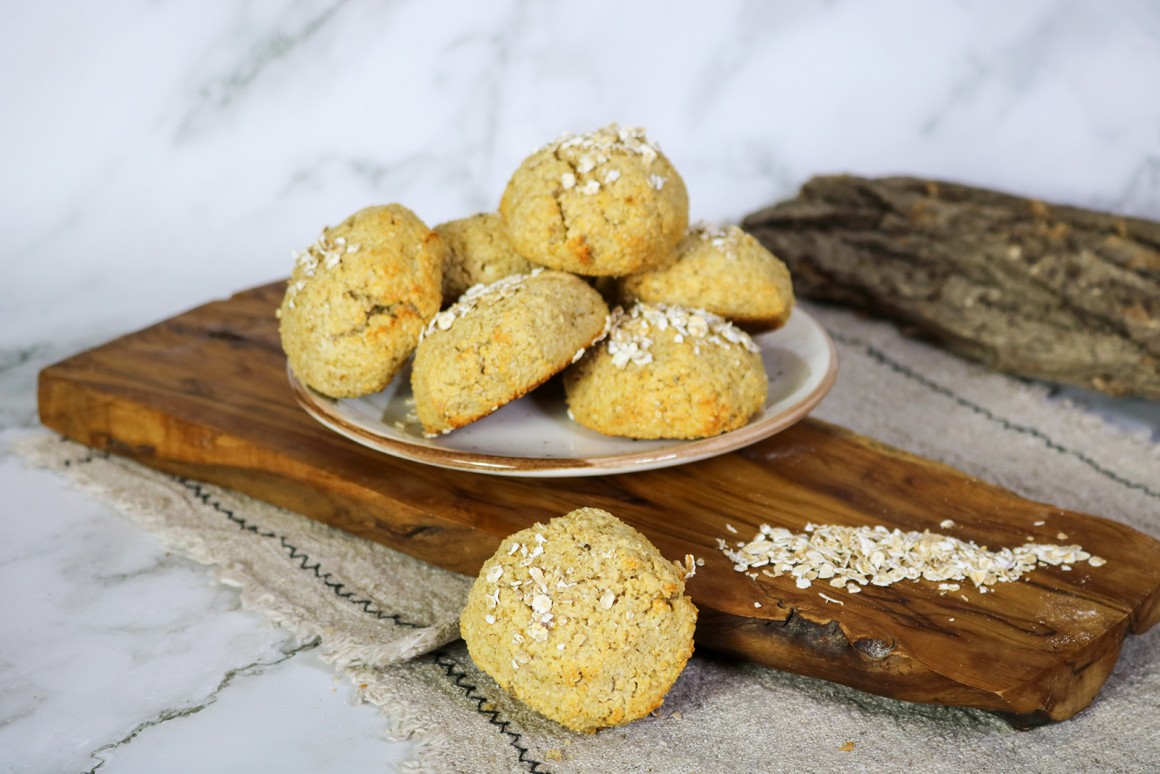 Quarkbrötchen mit Haferflocken