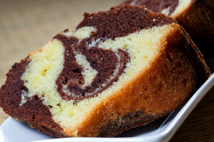 Saftiger Marmorkuchen