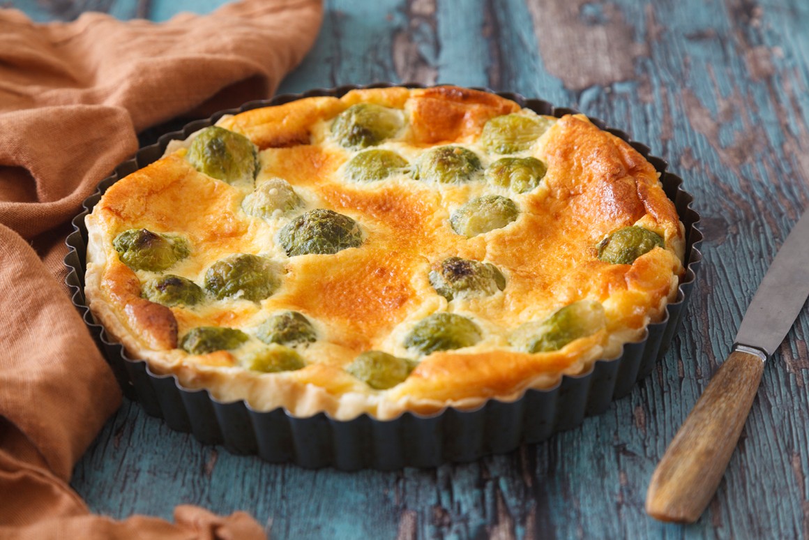 Einfache Rosenkohl-Quiche