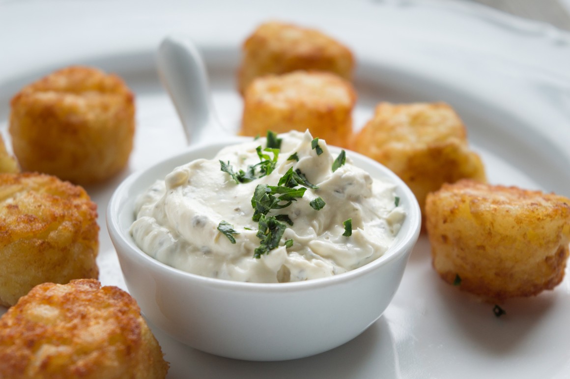 Veganer Frischkäsedip