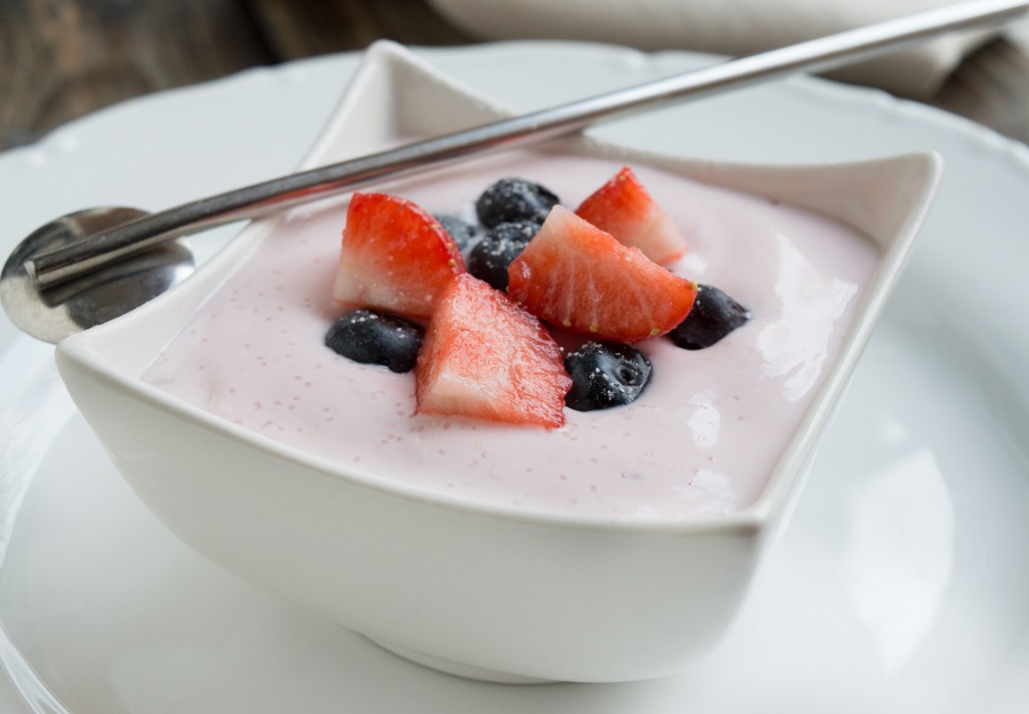 Veganer Beerenquark