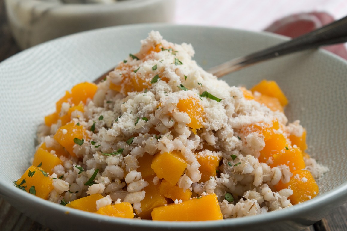 Graupen-Risotto mit Kürbis