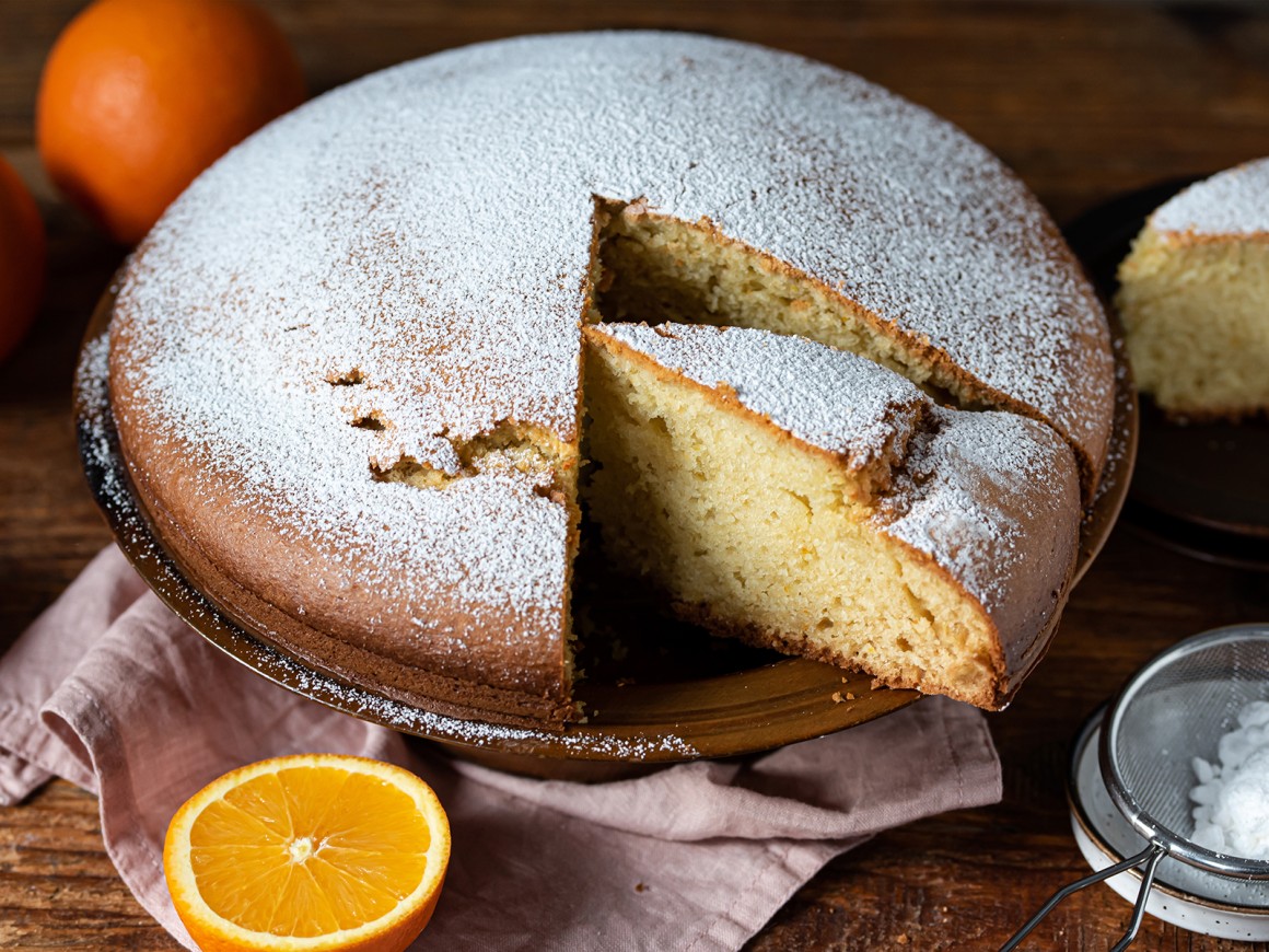 Orangenkuchen mit Quark - Rezept