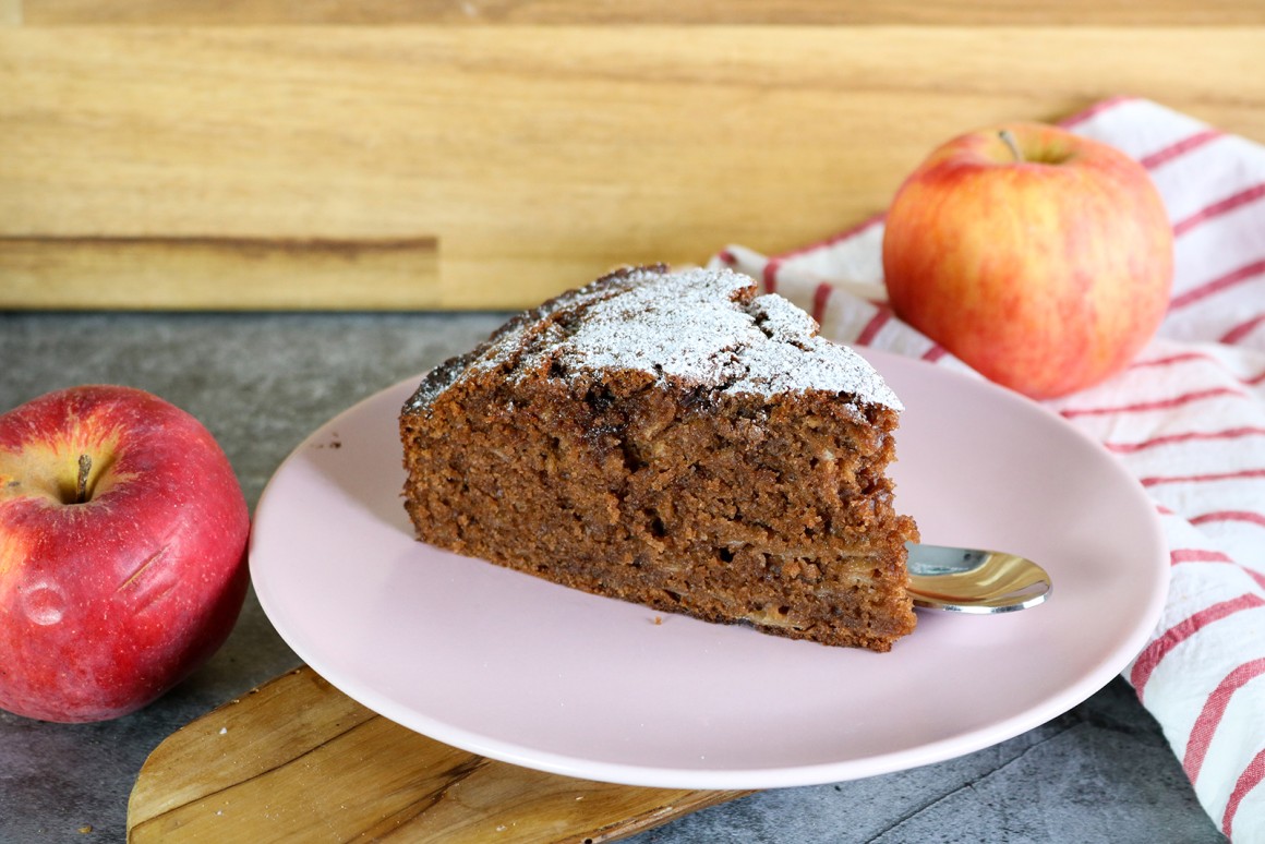 Apfel-Schokokuchen