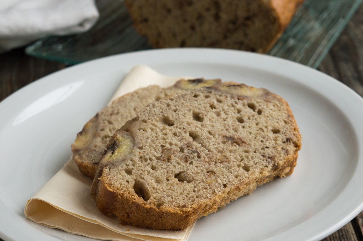 Bananenbrot ohne Zucker