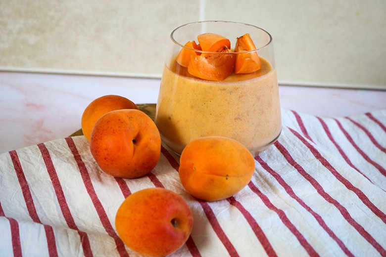 Parfait aus Aprikosen