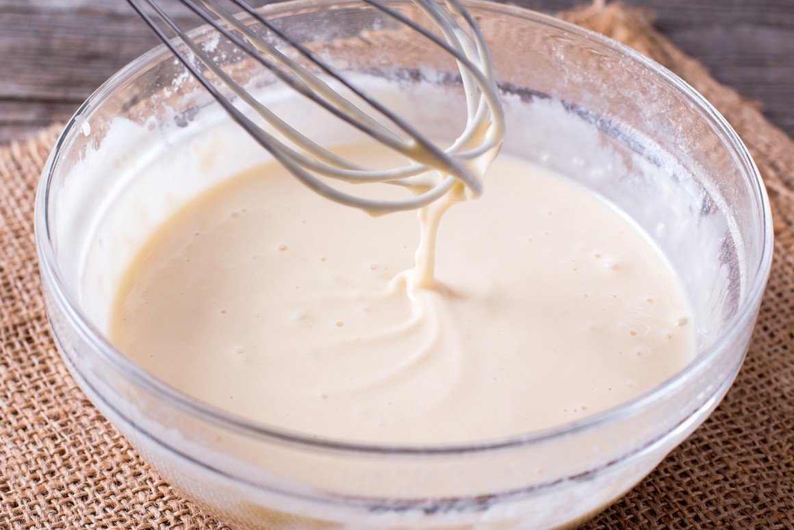 Veganer Pfannkuchenteig