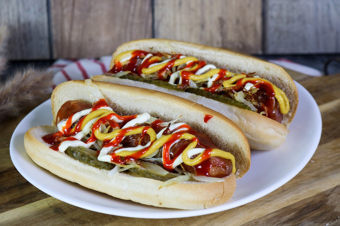 Mikrowellen Hot Dogs