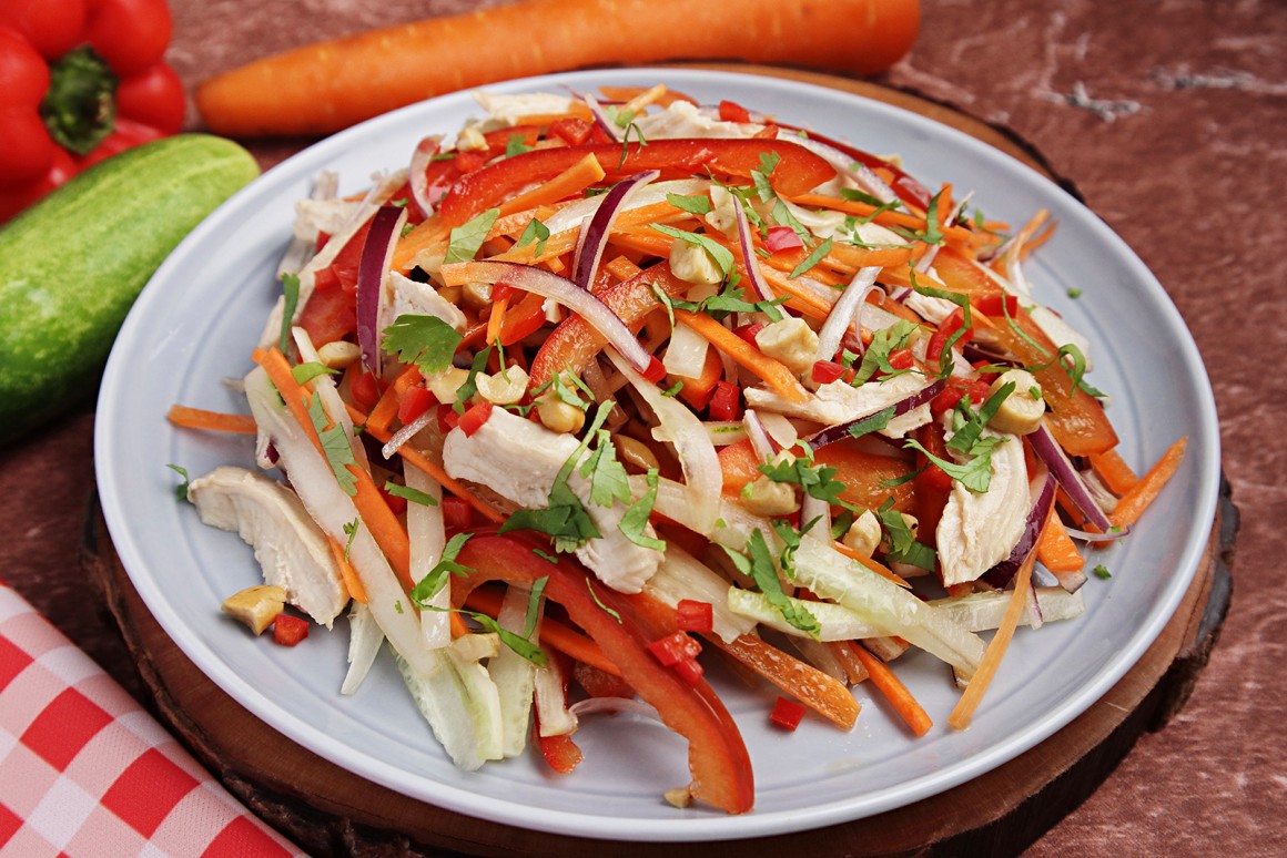 Asiatischer Geflügelsalat