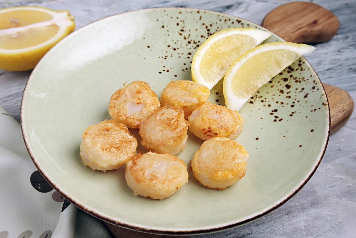 Frittierte Jakobsmuscheln