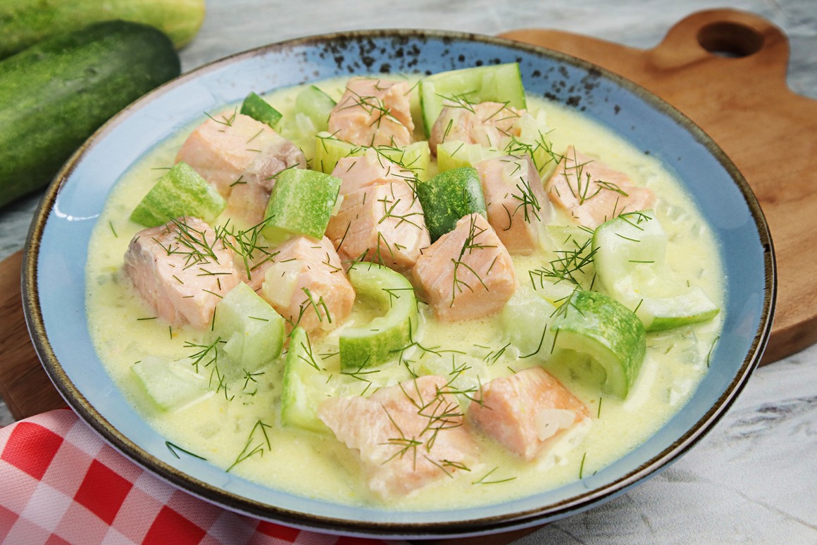 Fischragout mit Lachs