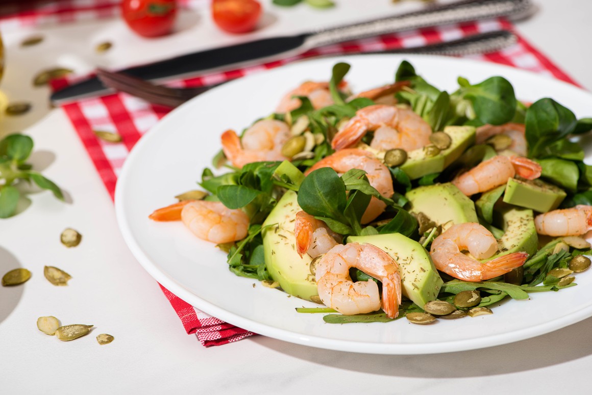 Avocado-Garnelen-Salat - Rezept