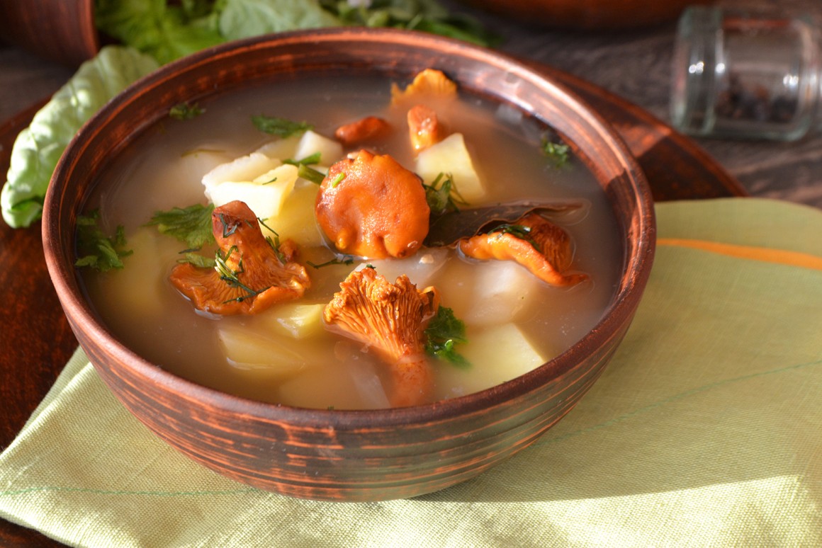 Kartoffel-Pfifferling-Suppe - Rezept