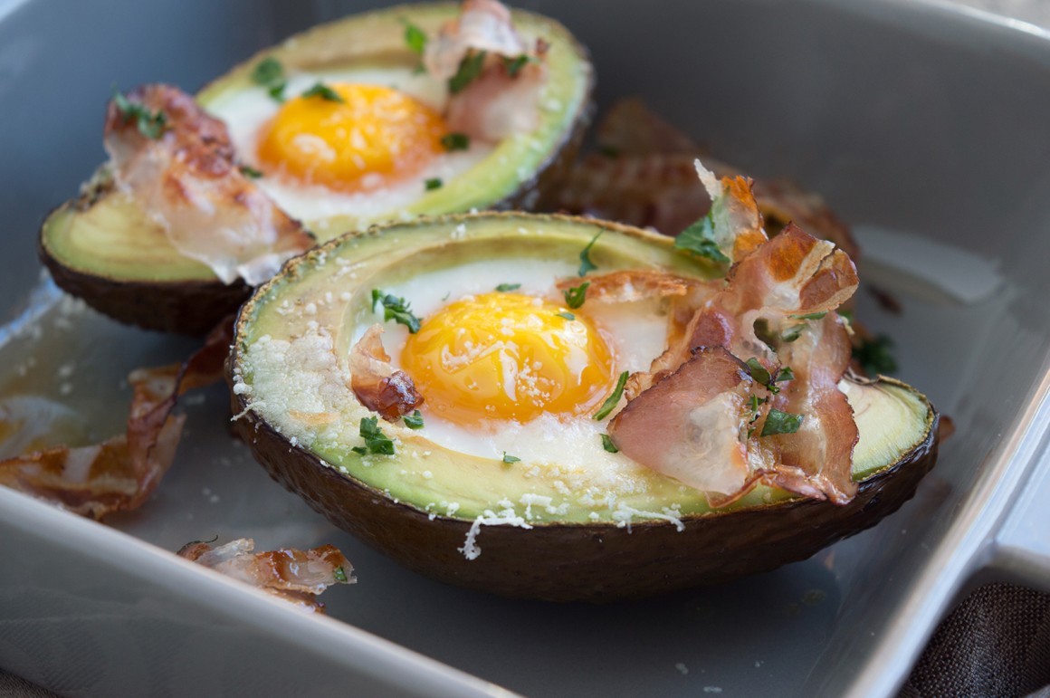 Gefüllte Avocado mit Ei