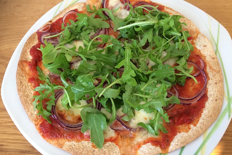 Blitzschnelle Tortilla-Pizza