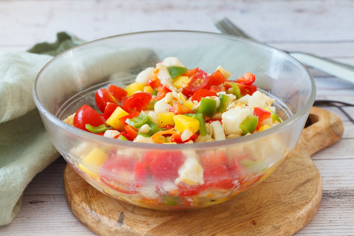 Mango-Salat mit Fenchel-Vinaigrette