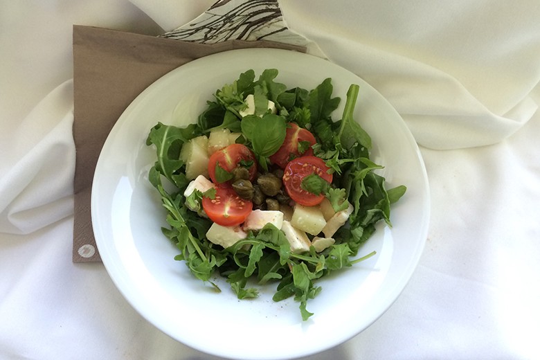 Erfrischender Melonensalat