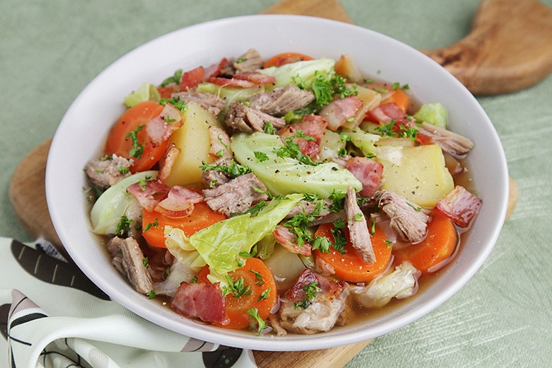 Möhren-Orangen-Salat mit Entenbrust