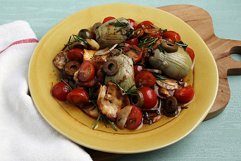 Marinierter Mozzarella