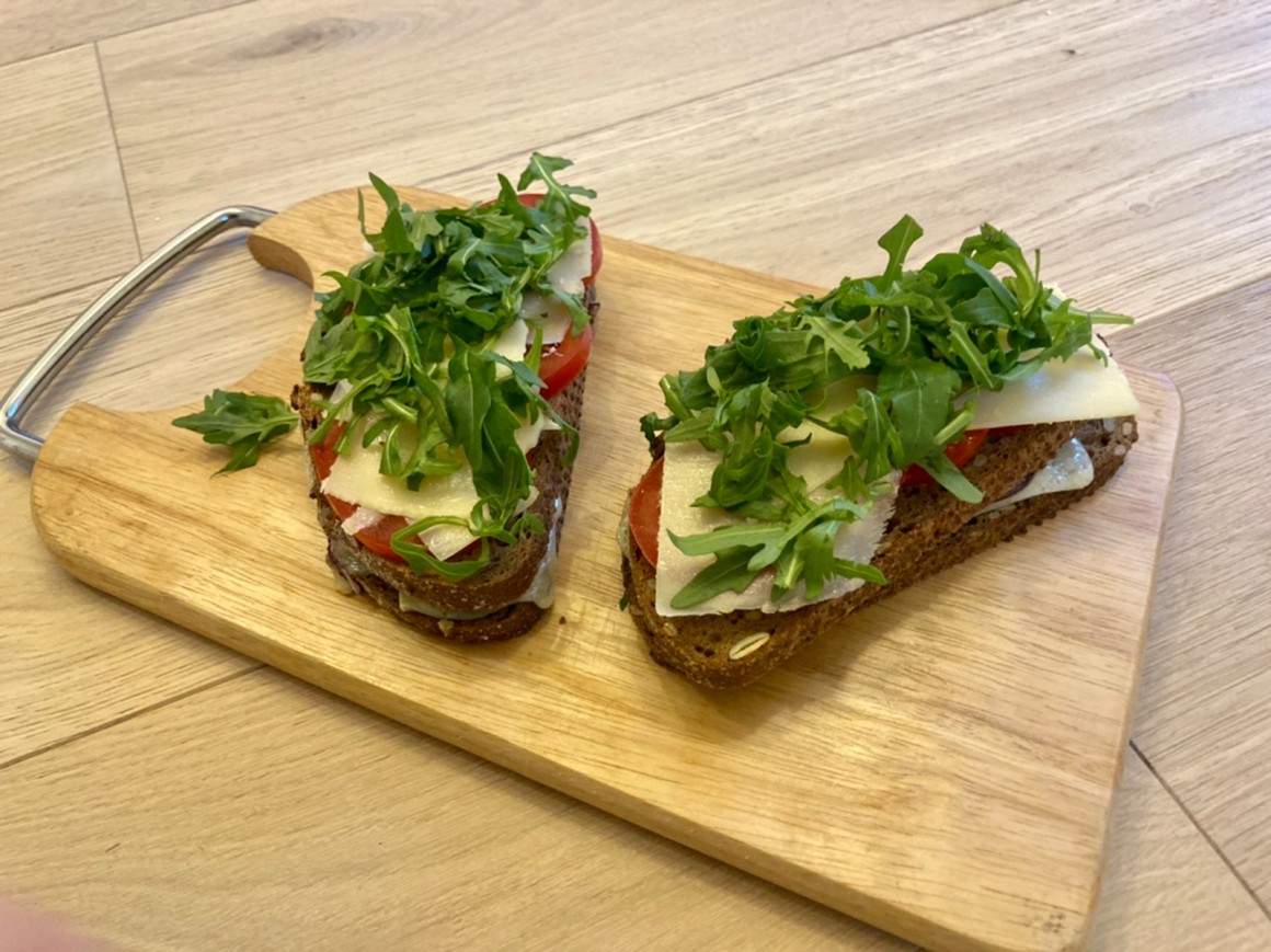 Knuspriges Veggie-Ofen-Sandwich