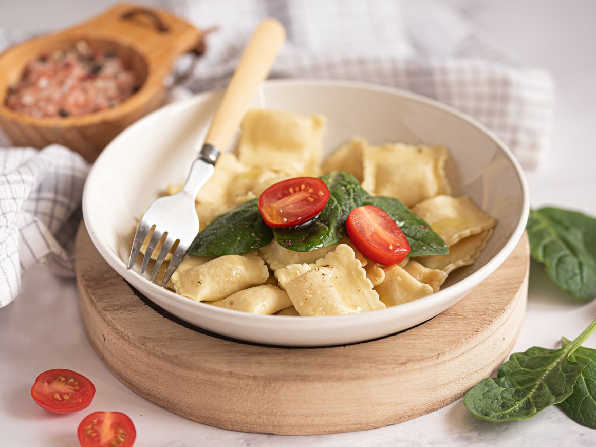 Vollkorn-Ravioli